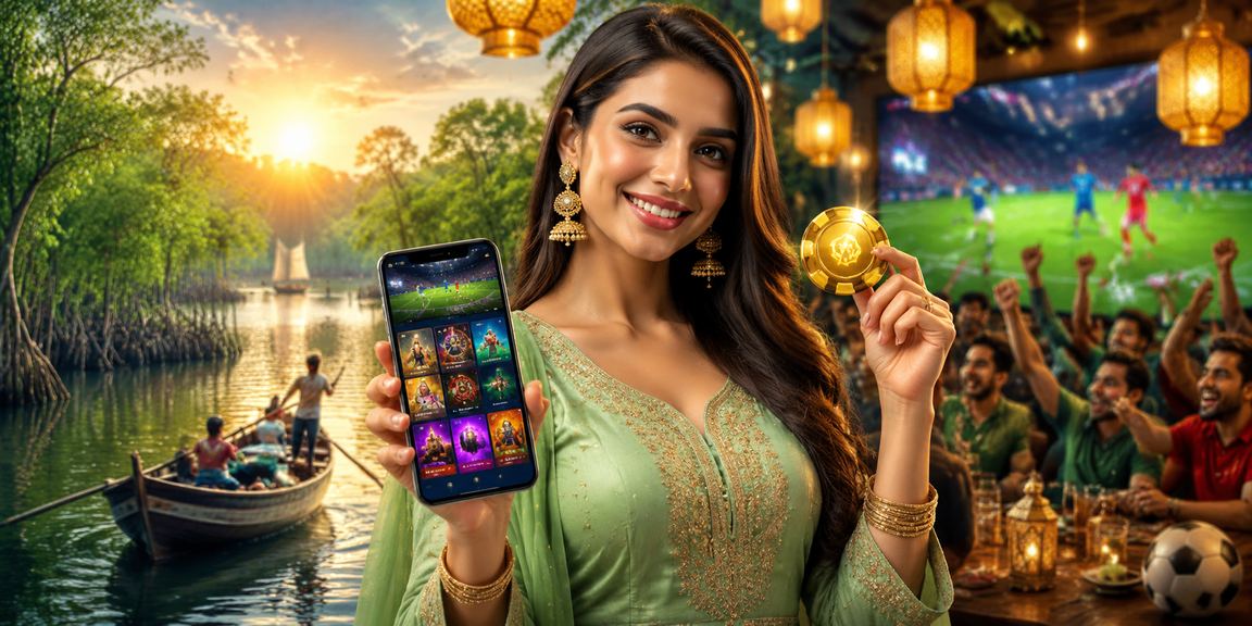 সুন্দরবন থিমে ক্যাসিনো অ্যাপ ঈদ উৎসব ইন্টারফেস